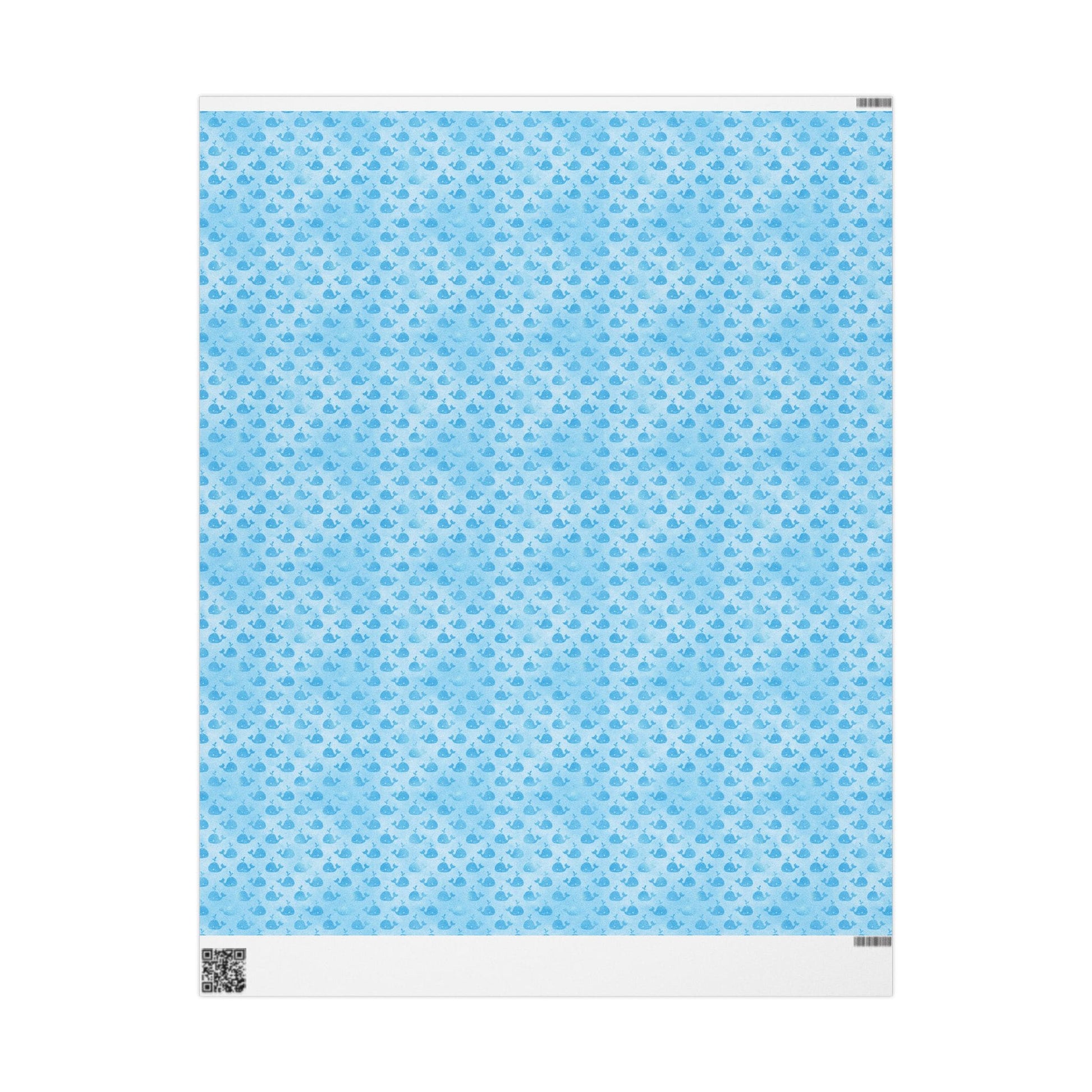 Whale Song Splash Wrapping Paper