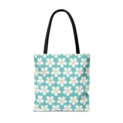 Tealberry Blooms Canvas Tote Bag