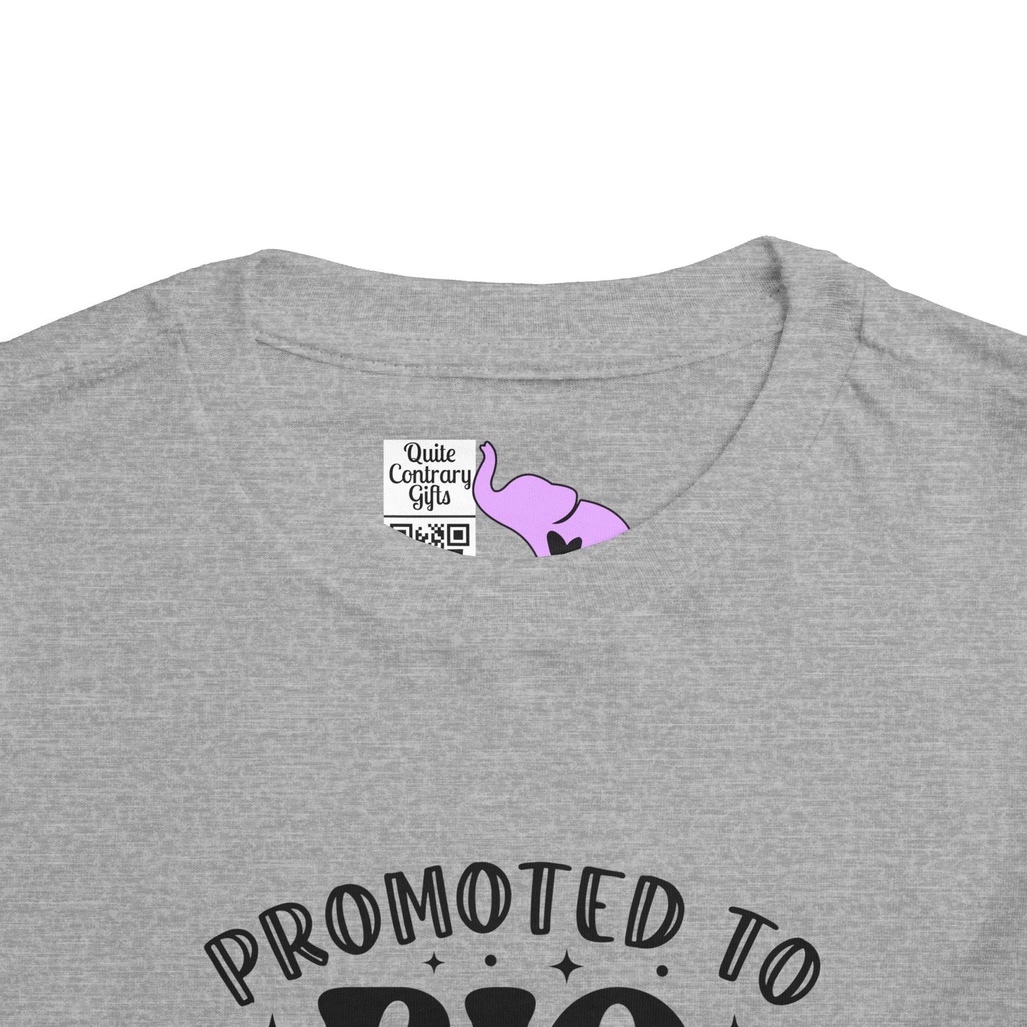 Promoted to Big Sister (Script) Toddler Tee