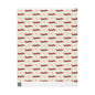 Simple Birthday Balloons Custom Name Wrapping Paper (Cherie)