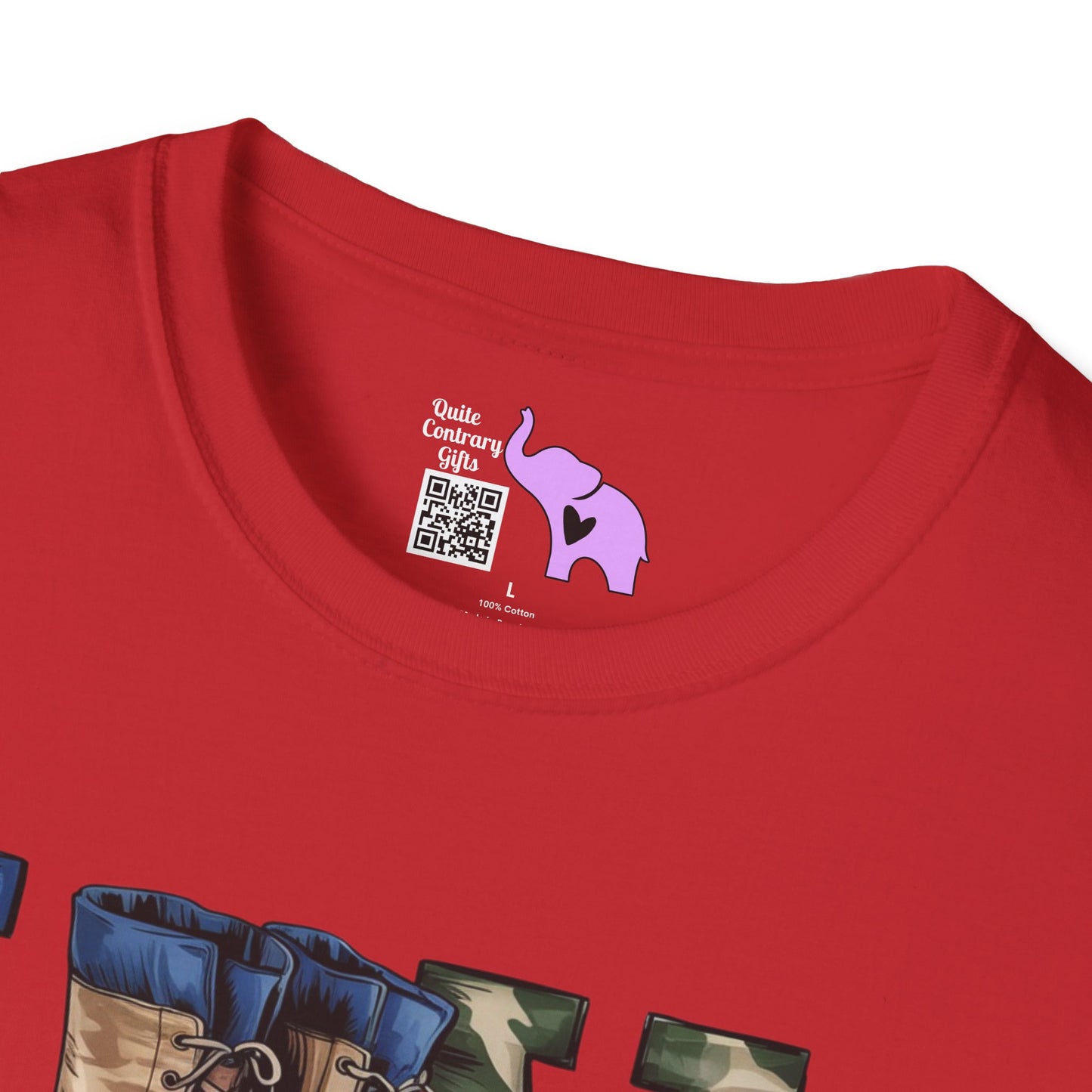Love My Hero (Military Boots) Adult T-Shirt