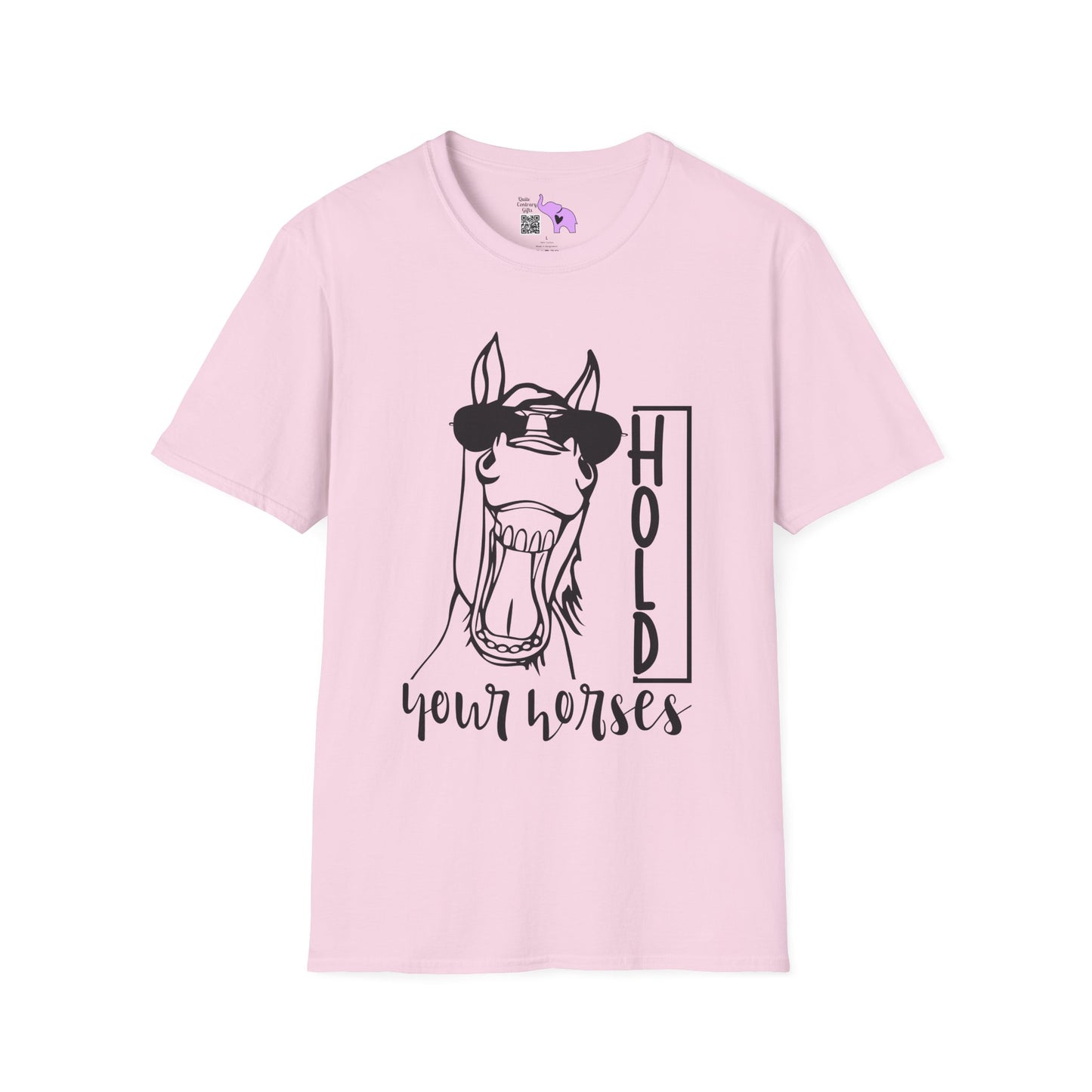 Hold Your Horses Adult T-shirt