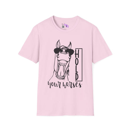 Hold Your Horses Adult T-shirt