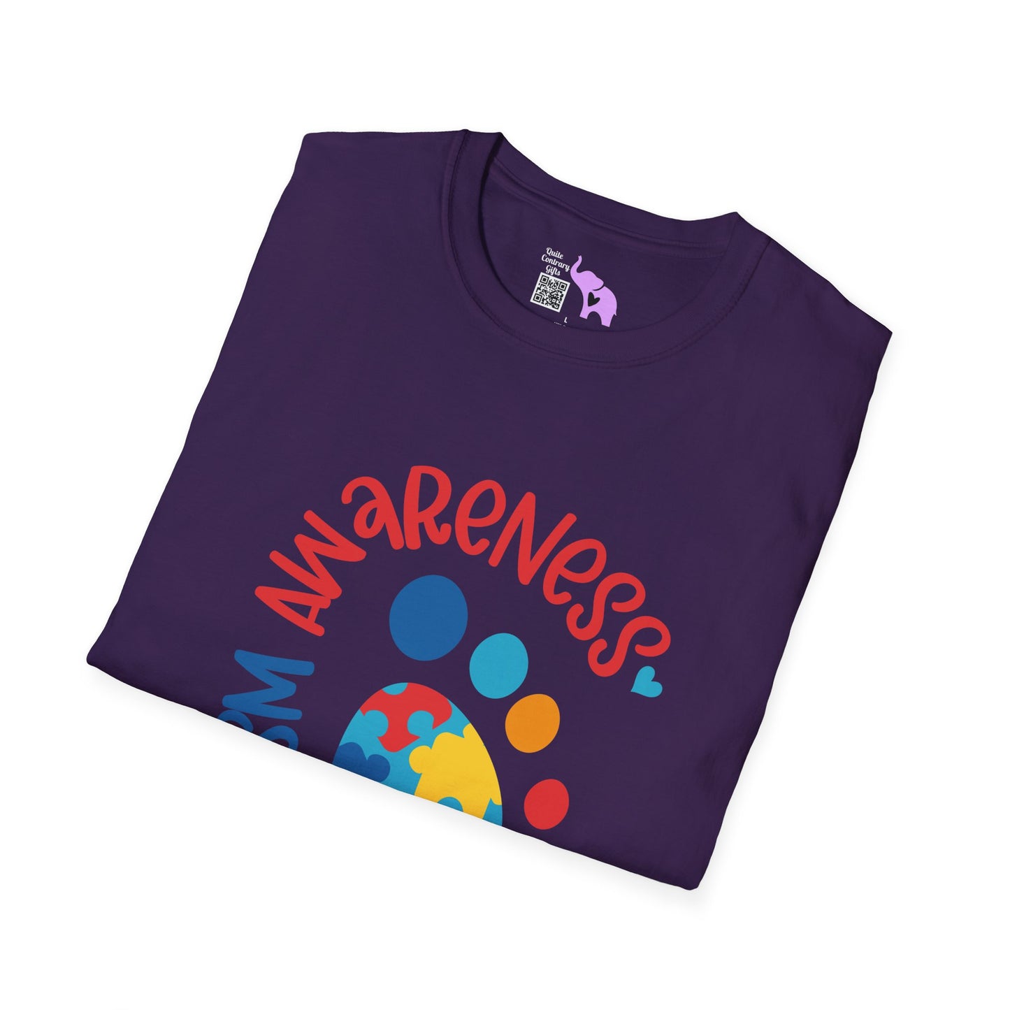 Autism Awarness (Footprint) Adult T-shirt