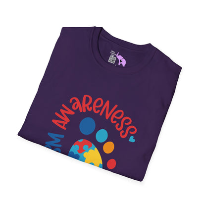 Autism Awarness (Footprint) Adult T-shirt