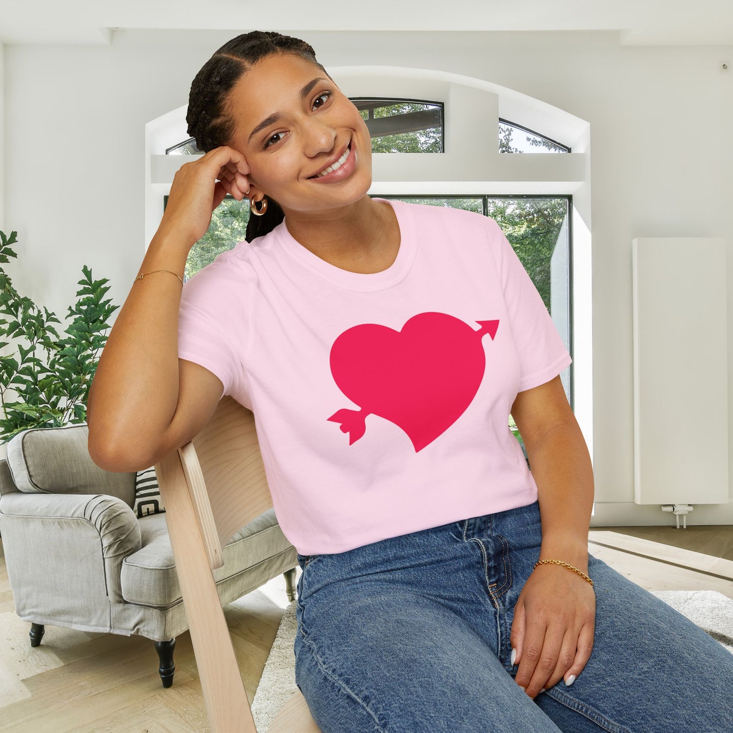 Heart 7 Adult T-shirt