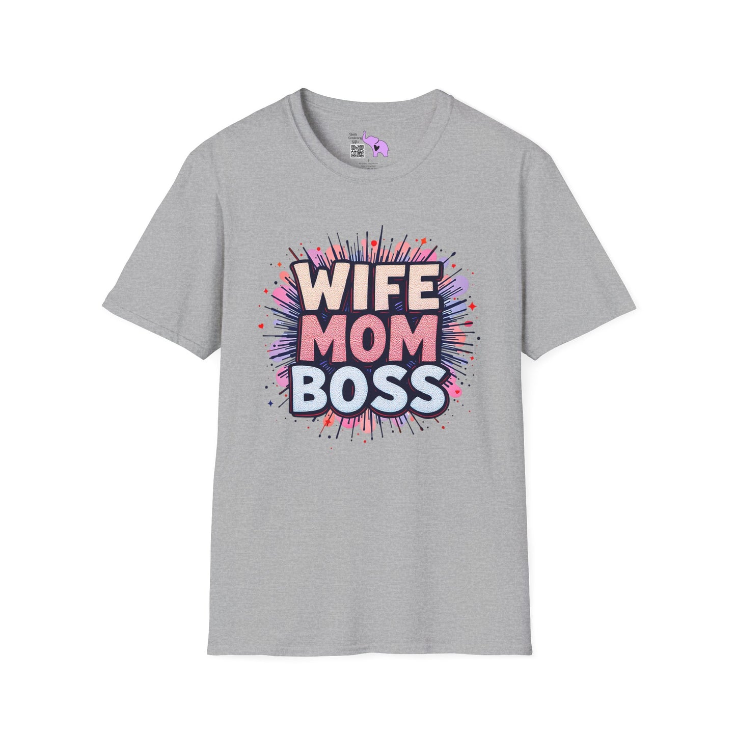 Wife Mom Boss Adult T-shirt