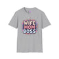 Wife Mom Boss Adult T-shirt