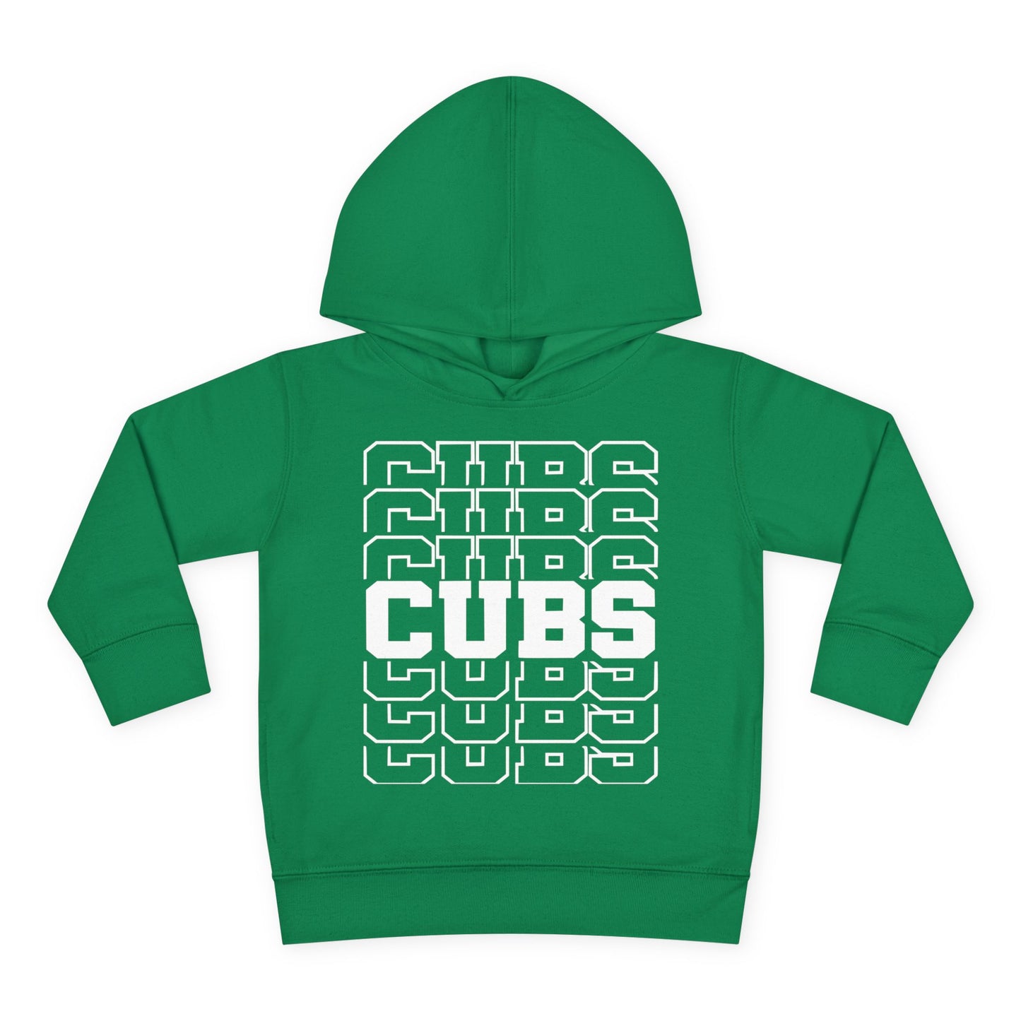 Cubs (Stacked) Toddler Hoodie