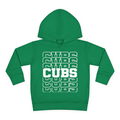 Cubs (Stacked) Toddler Hoodie
