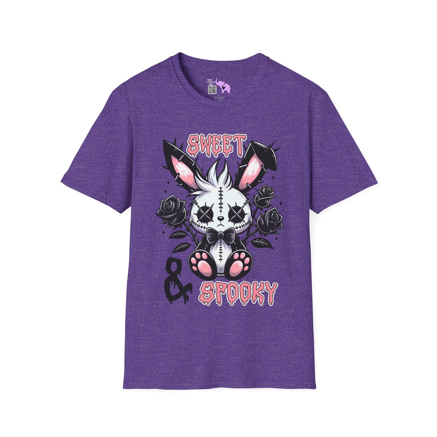 Sweet & Spooky Voodoo Bunny Adult T-shirt