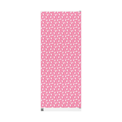 Baby Steps in Pink Wrapping Paper