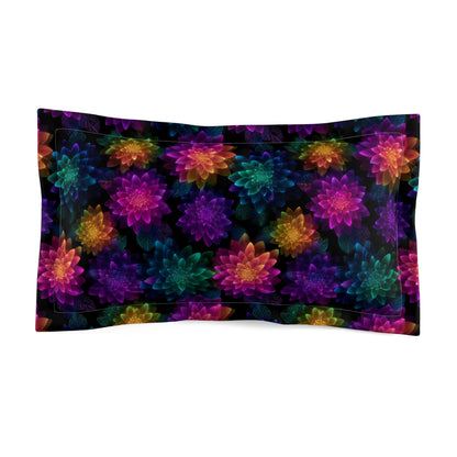 Neon Lotus Blooms Basic Bedding Set
