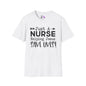 Just A Nurse Helping Jesus Save Lives Adult T-shirt