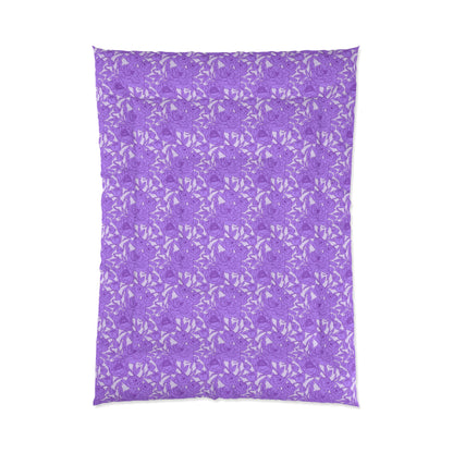 Lavender Peony Symphony Comforter