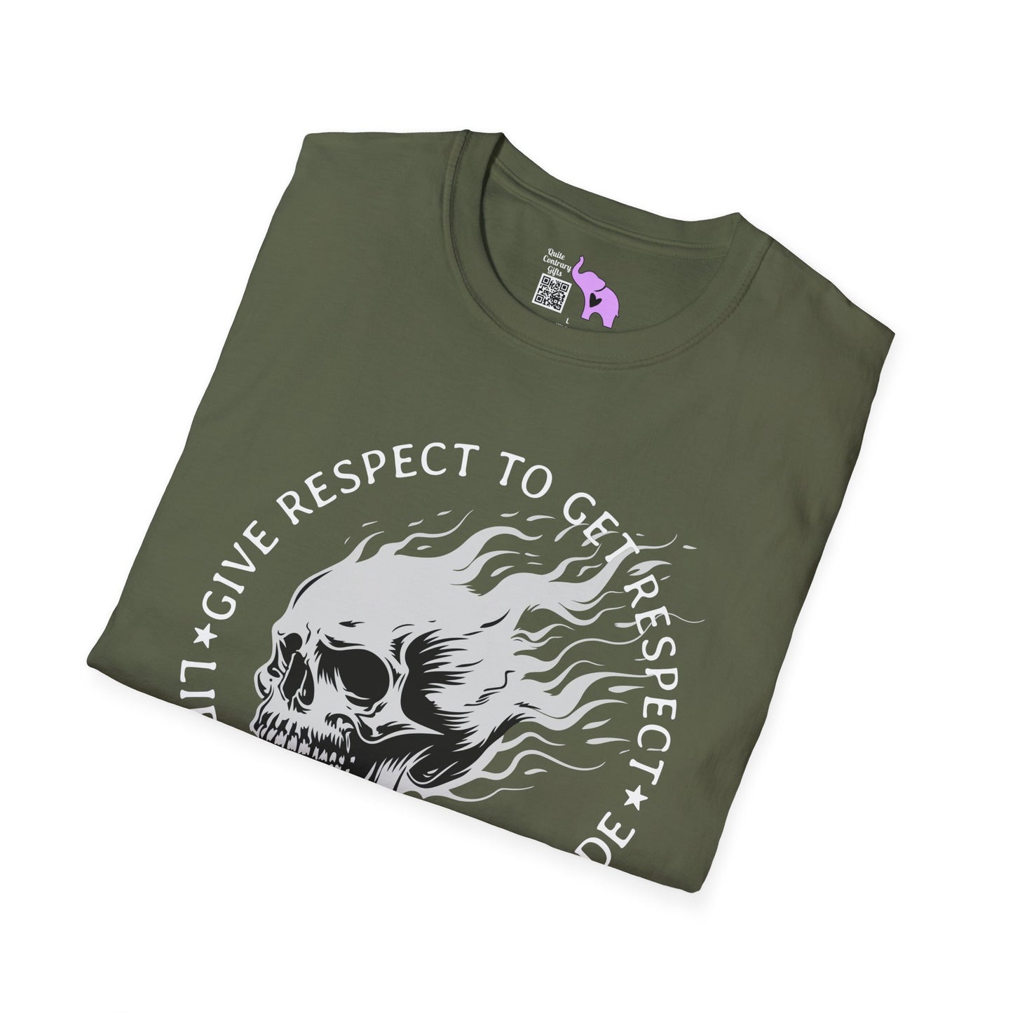 Give Respect to Get Respect Life Is A Beautiful Ride Adult T-shirt