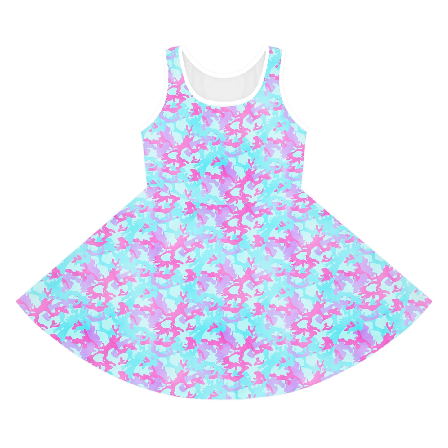 Cotton Candy Camo Girls' Sleeveless Sundress