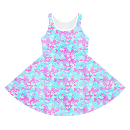 Cotton Candy Camo Girls' Sleeveless Sundress