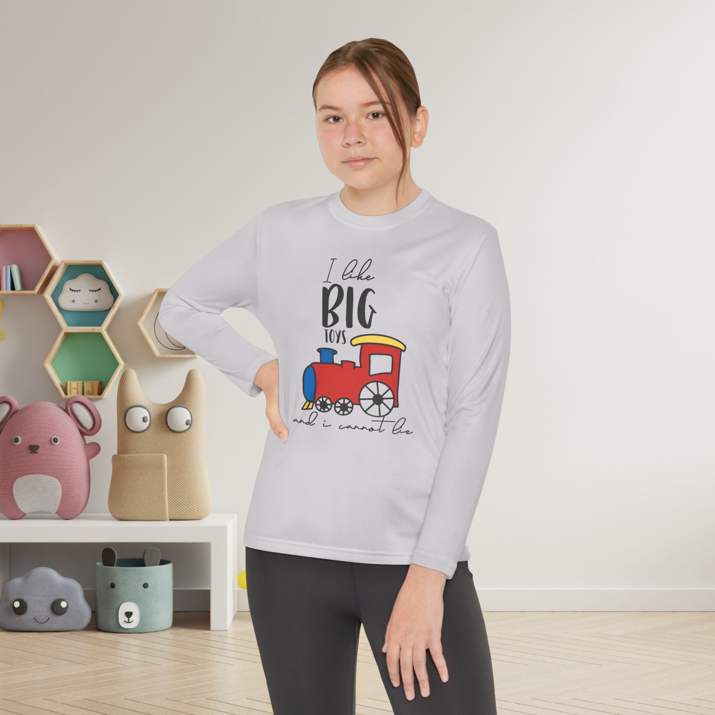 I Like Big Toys and I Cannot Lie Youth Long Sleeve Tee