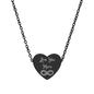 Layered Infinity Personalized Engraved Heart Necklace