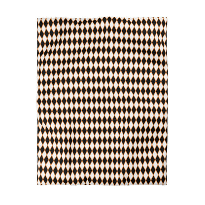 Black & White Harlequin Microfiber Duvet Cover