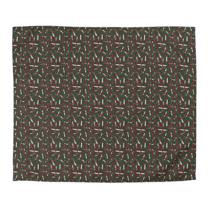 Holiday Brushstrokes Microfiber Duvet Cover