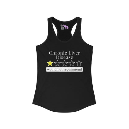 Chronic Liver Disease 1 Star Would Not Recommend Women's Ideal Racerback Tank
