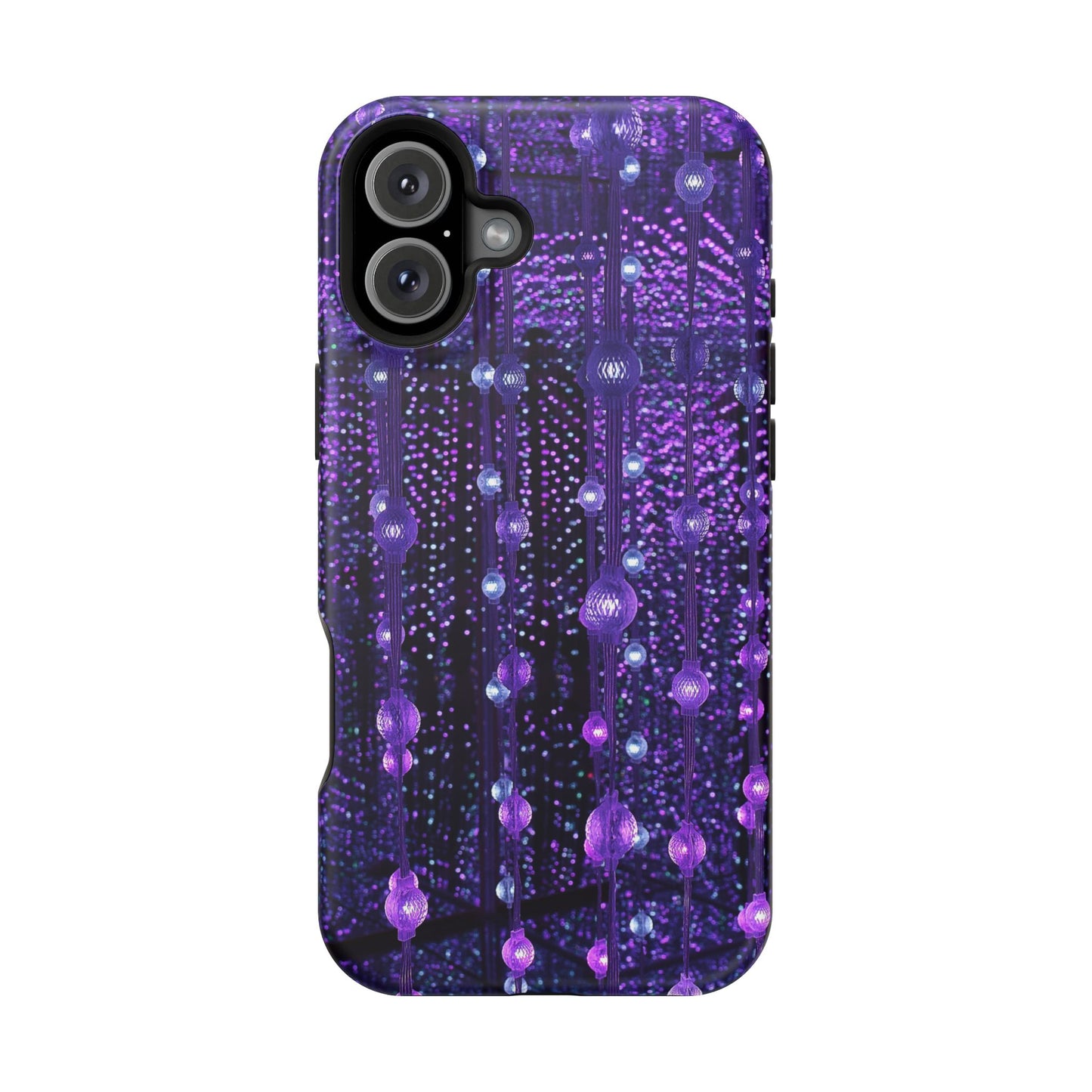 Purple Raindrops MagSafe® Compatible Tough Case for iPhone
