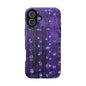 Purple Raindrops MagSafe® Compatible Tough Case for iPhone