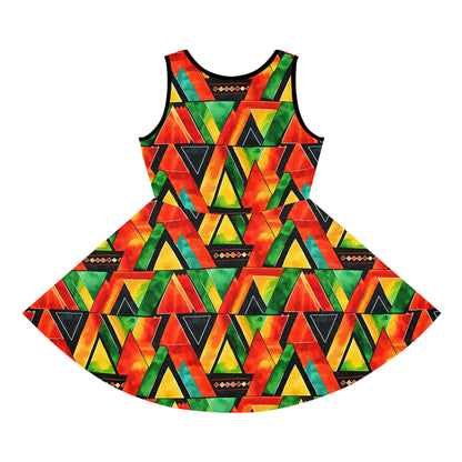 Abundance Vibes Girls' Sleeveless Sundress