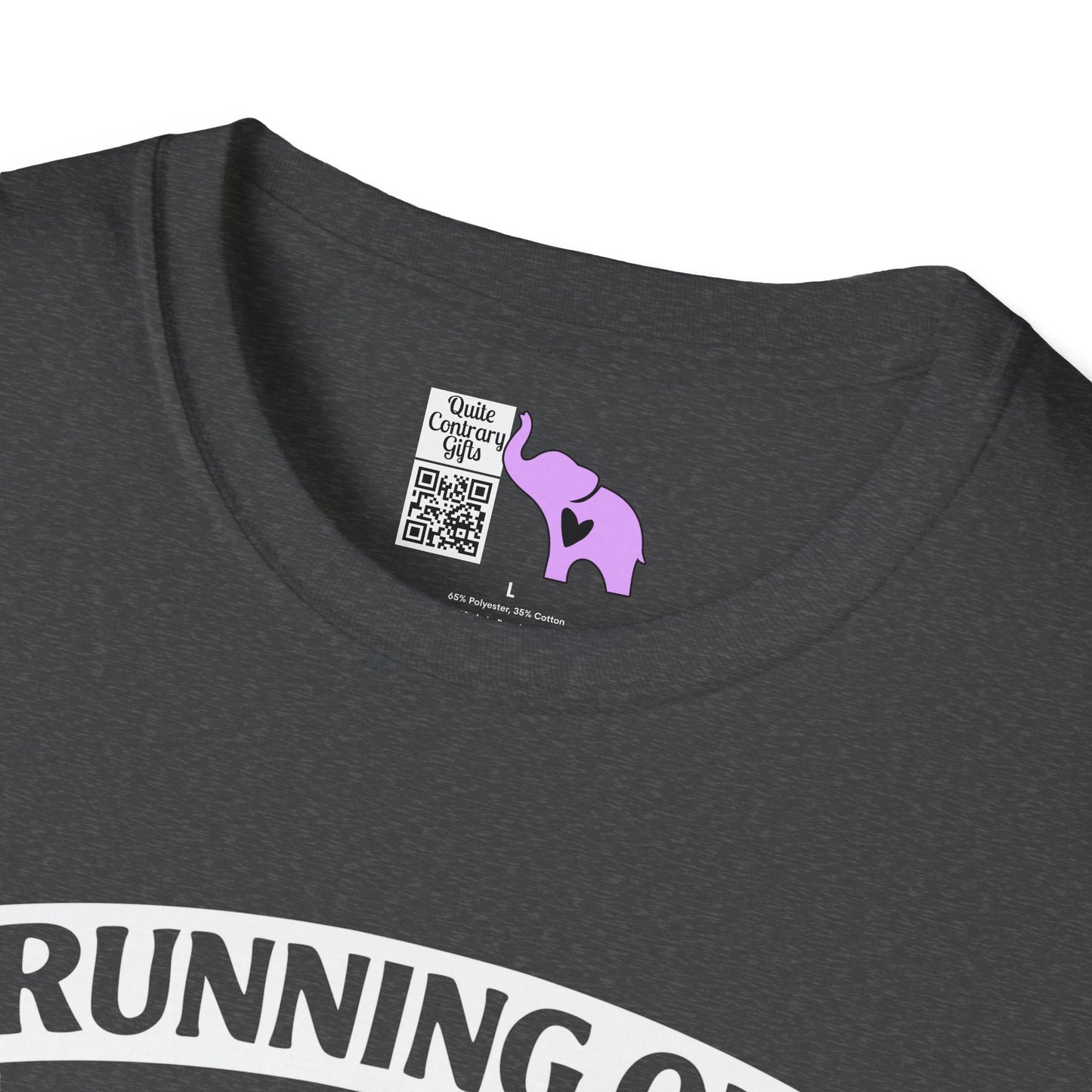 Running On Caffeine & Sarcasm Adult T-shirt