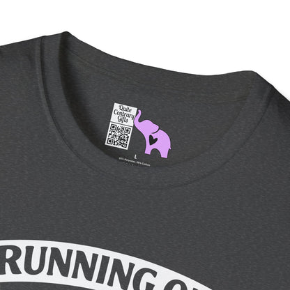 Running On Caffeine & Sarcasm Adult T-shirt