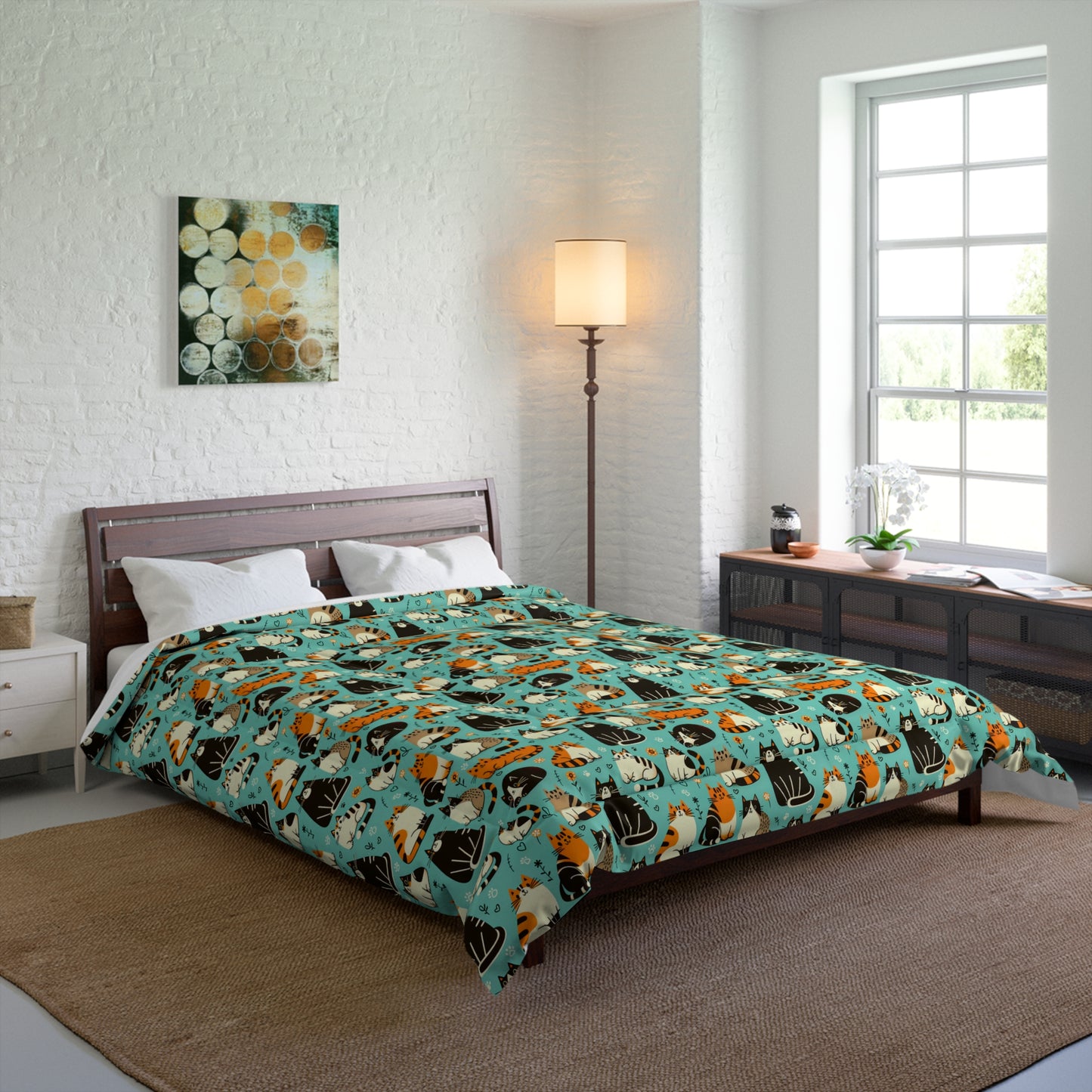 Whimsy Whiskers Comforter