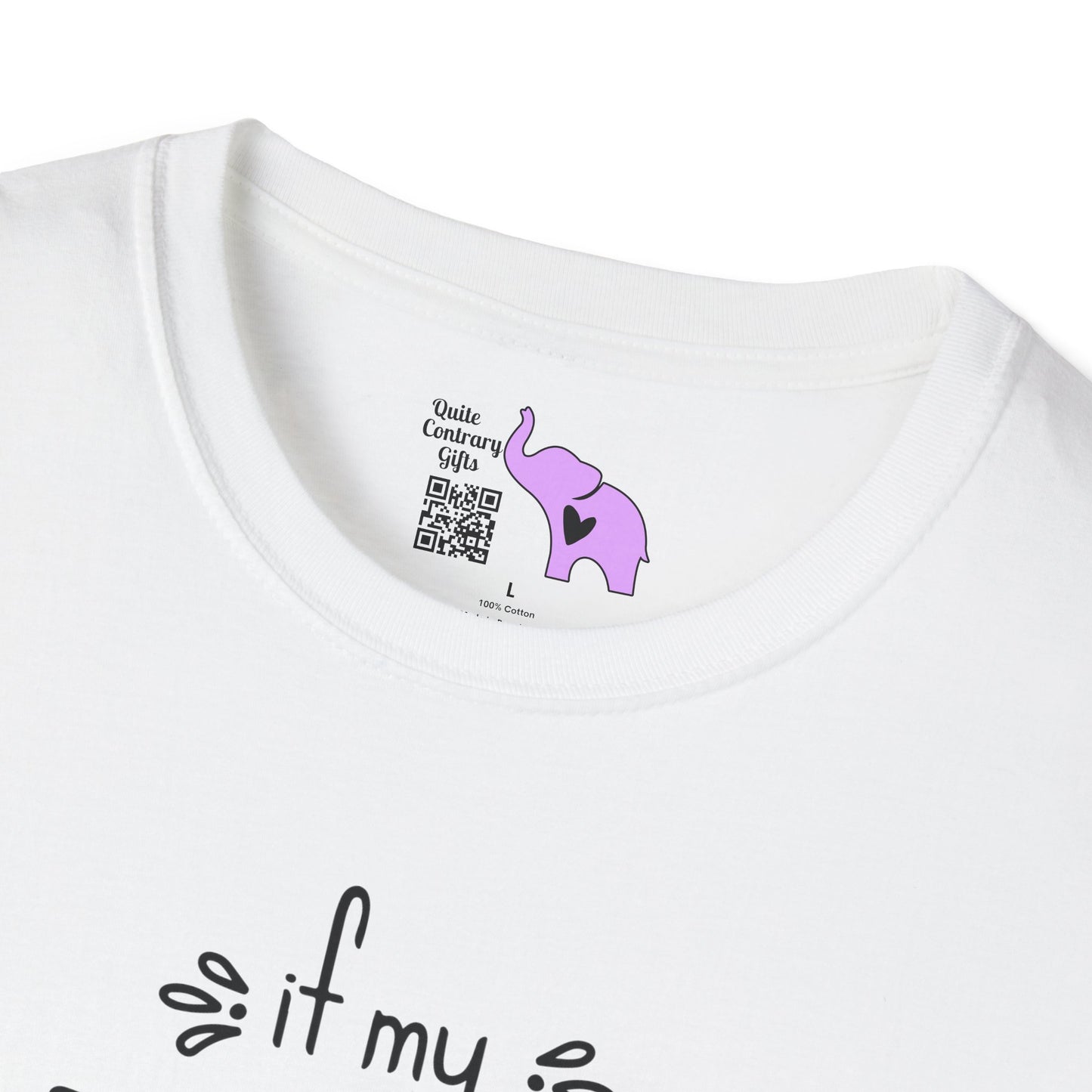 If My Mouth Doesn't Say It My Face Will Adult T-shirt