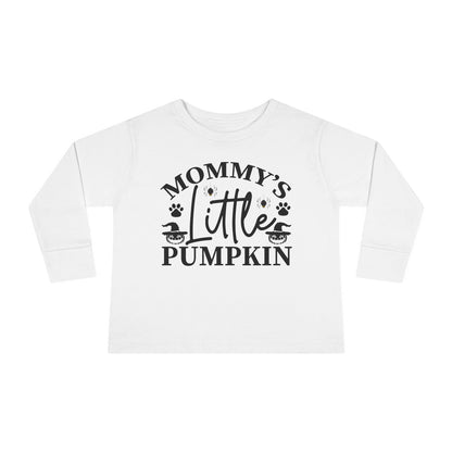 Mommy's Little Pumpkin Toddler Long Sleeve Tee