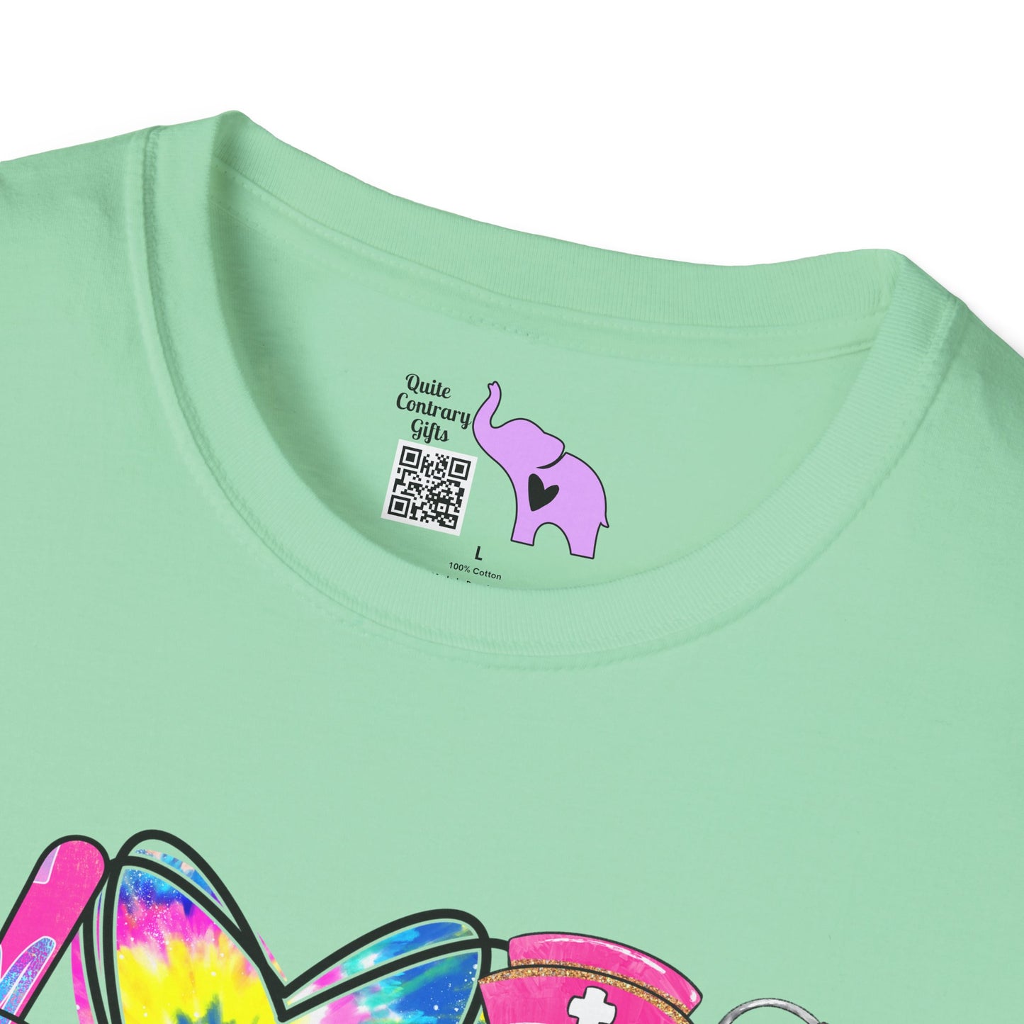 Peace Love Nursing Adult T-shirt