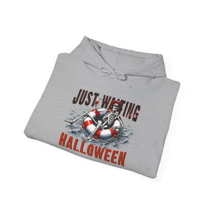 Just Waiting For Halloween Heavy Blend™ Hooded Sweatshirt