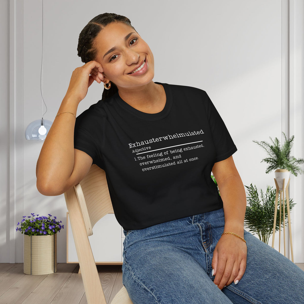 Exhausterwhelmulated Definition Adult T-shirt