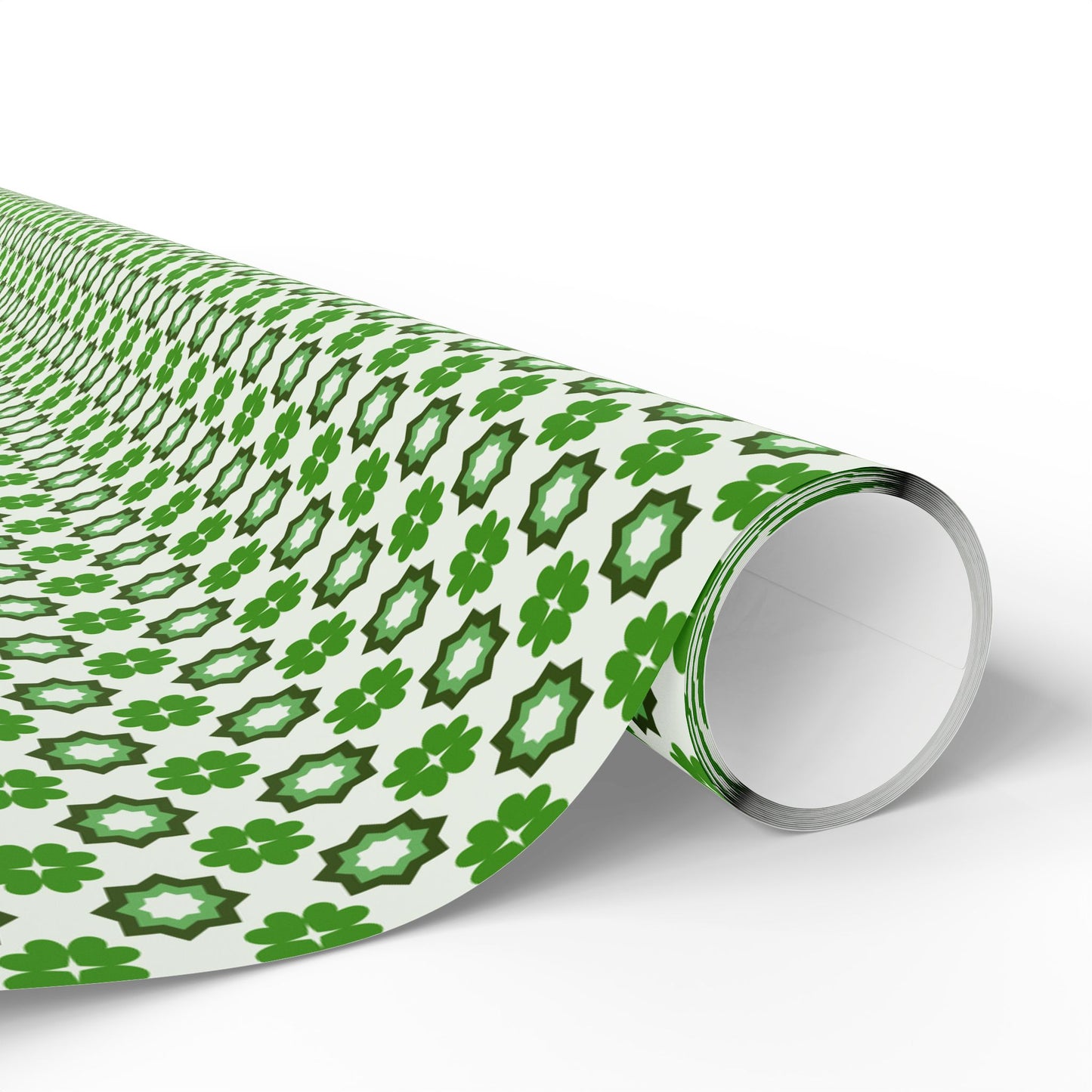 Emerald Star Garden Wrapping Paper