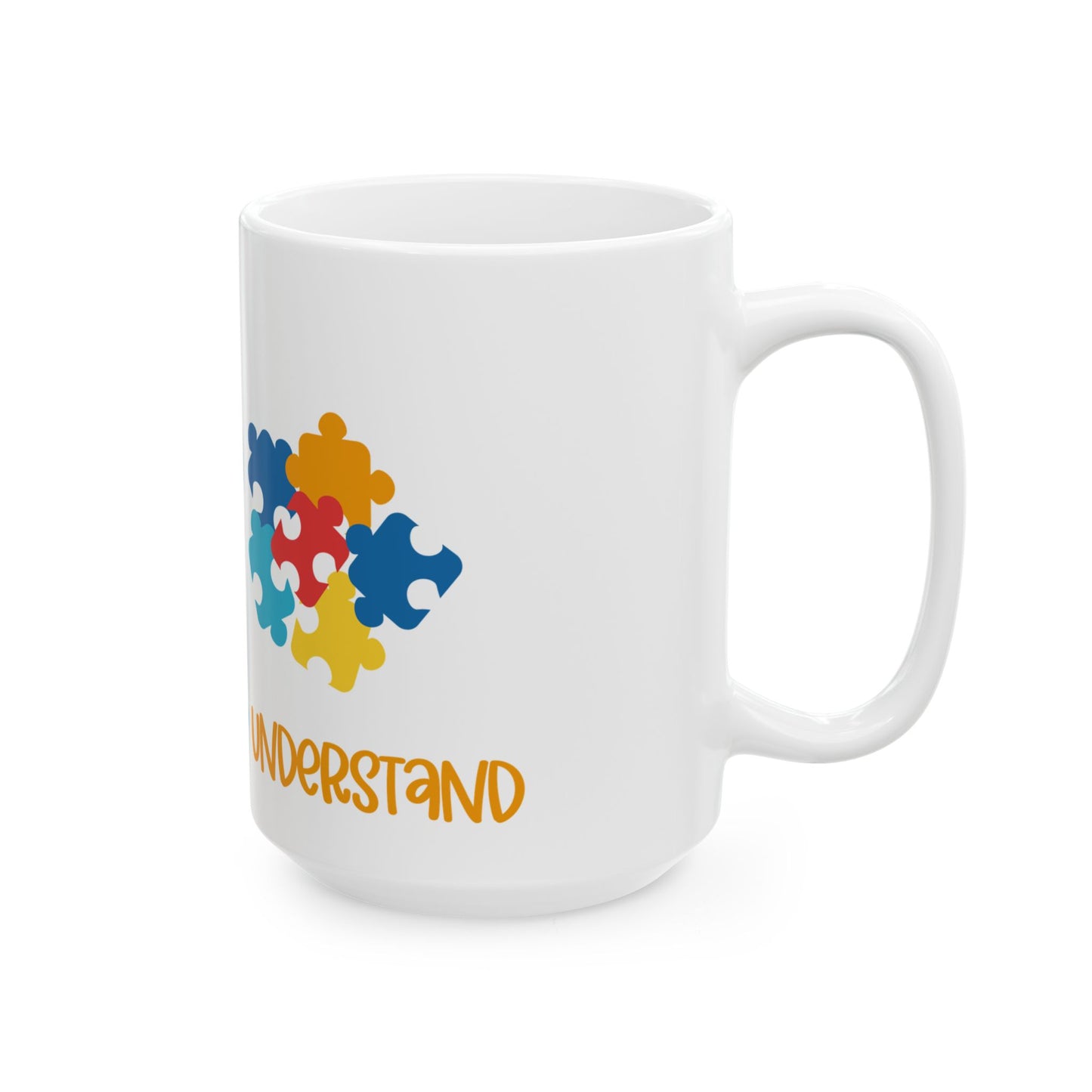 Autism Accept Love Understand Ceramic Mug, (11oz, 15oz)