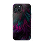 Pink Orchid Feathers MagSafe® Compatible Tough Case for iPhone