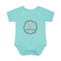 Pink Milestone Wreath Onesie-Two Months