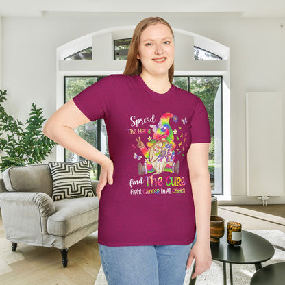 Gnome Spread the Hope Find the Cure All Colors 17 Adult T-shirt