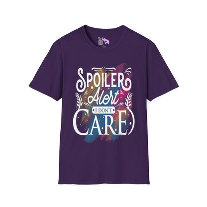 Spoiler Alert I Don't Care Adult T-shirt