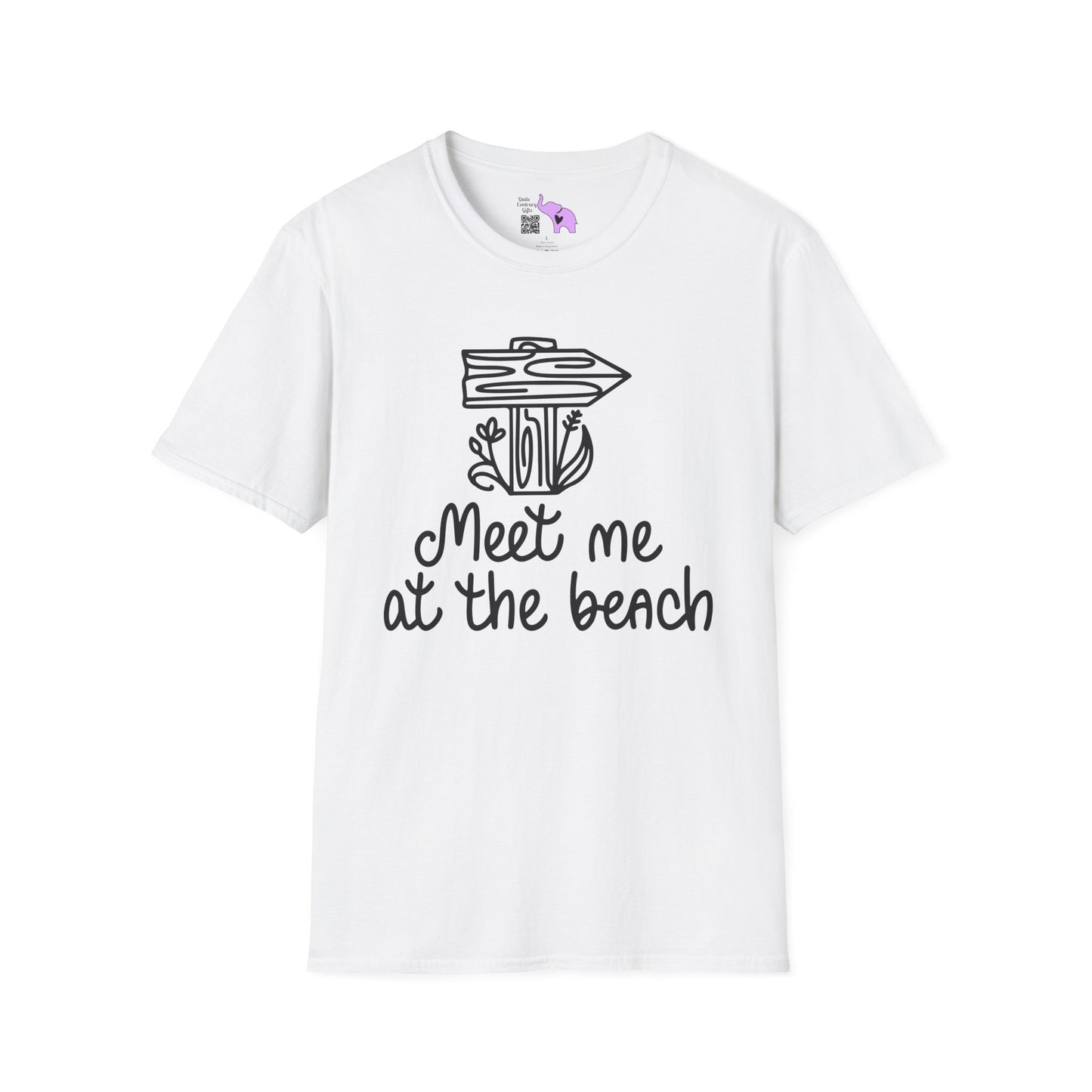 Meet Me At The Beach Adult T-shirt