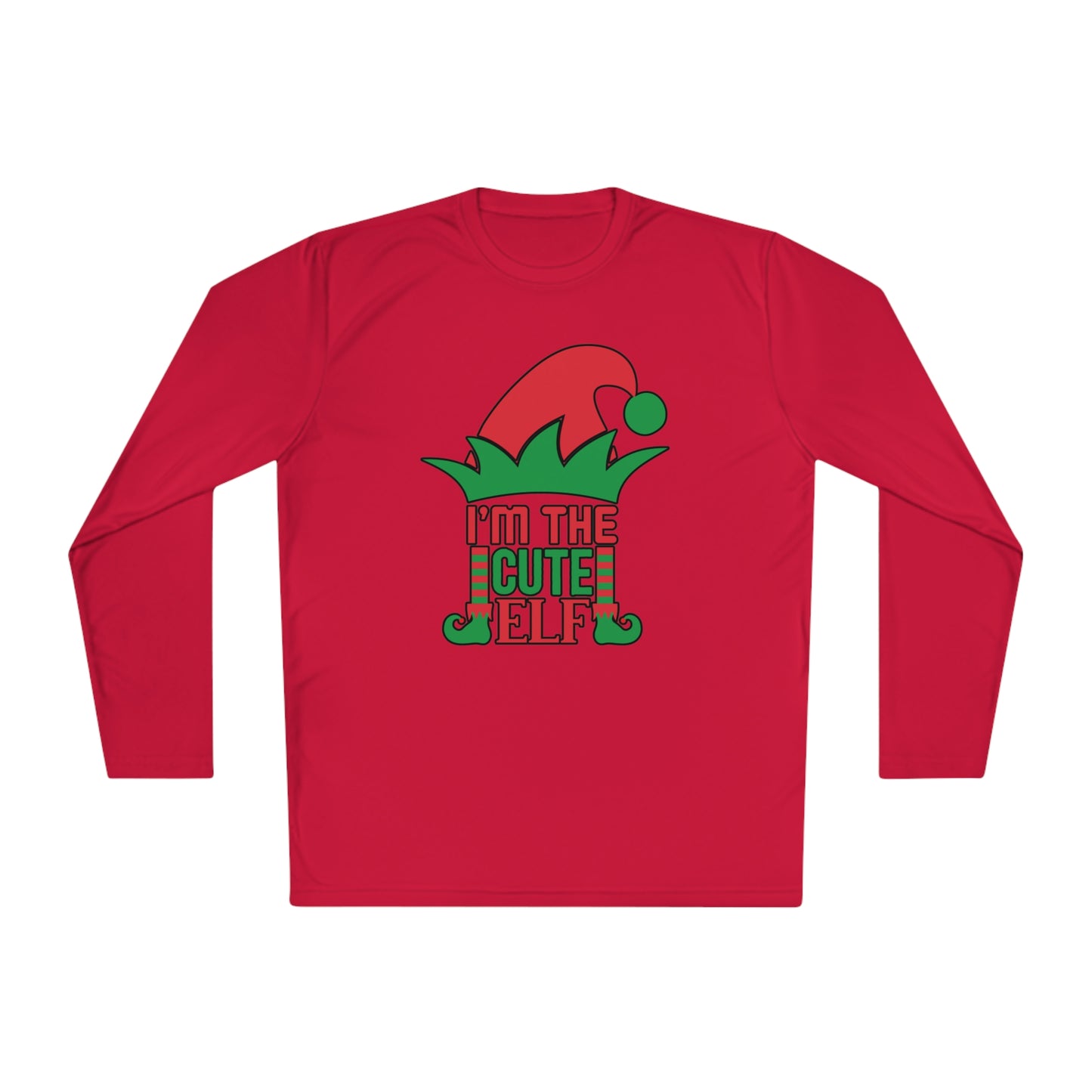 I'm The Cute Elf Adult Long Sleeve Tee