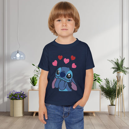 Stitch In Love Heavy Cotton™ Toddler T-shirt