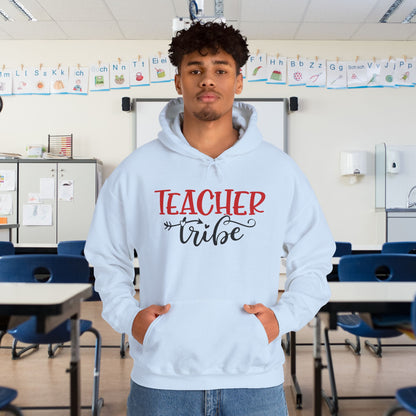 Teacher Tribe Heart Heavy Blend™ Hooded Sweatshirt