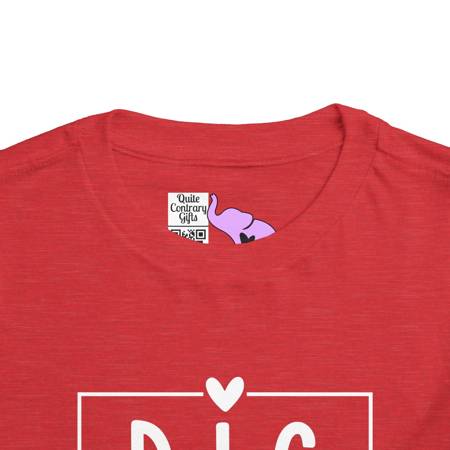 Big Sister (Heart/Box) Toddler Tee