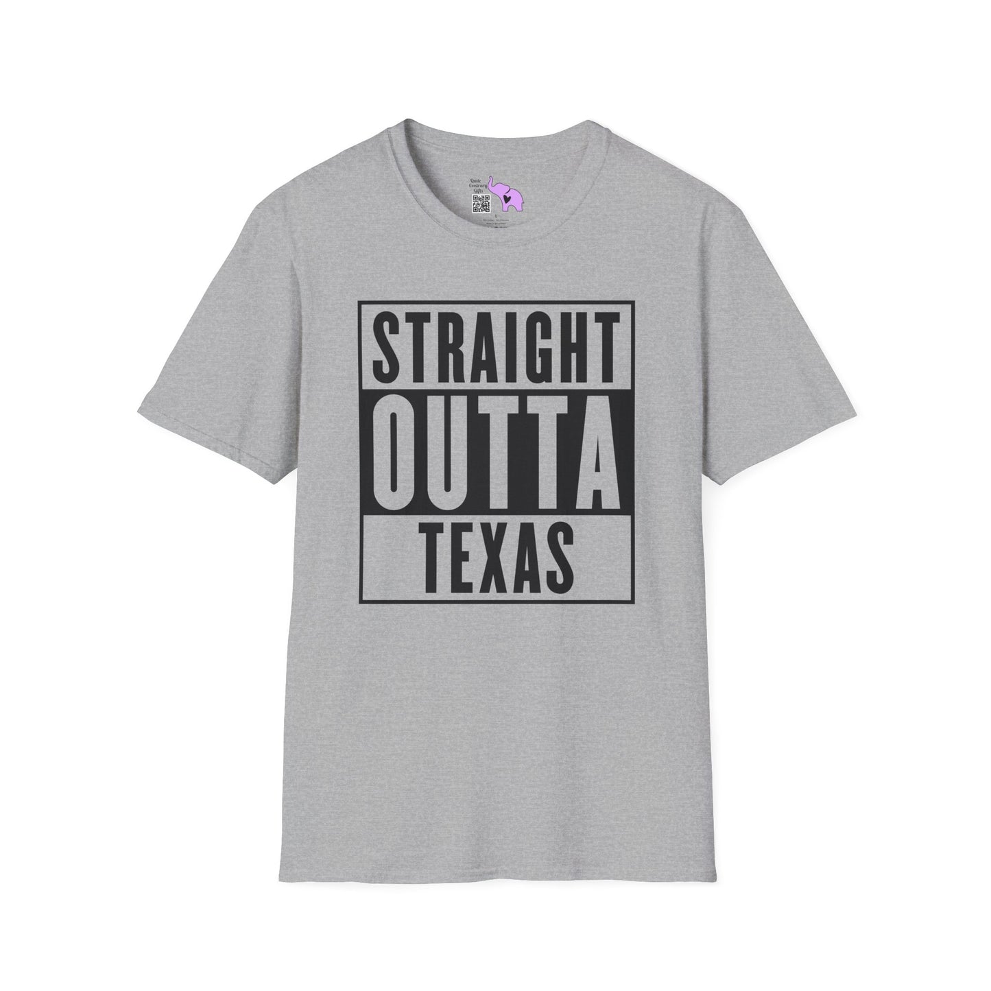 Straight Outta Texas Adult T-shirt